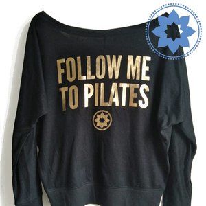 CLUB PILATES Loose Shoulder Workout Top